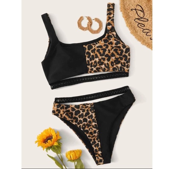 SHEIN Other - SHEIN cheetah bikini